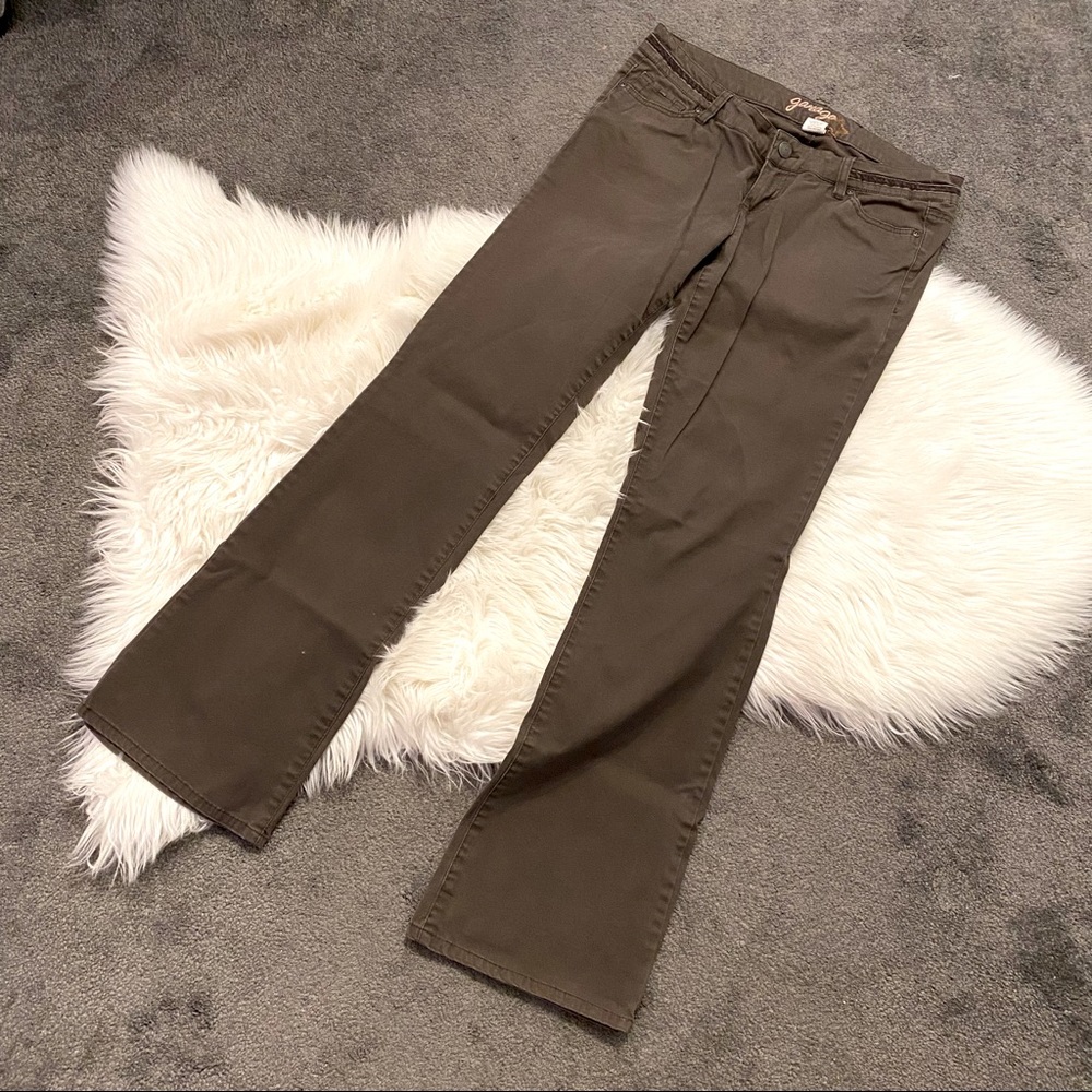 Brown flared jeans